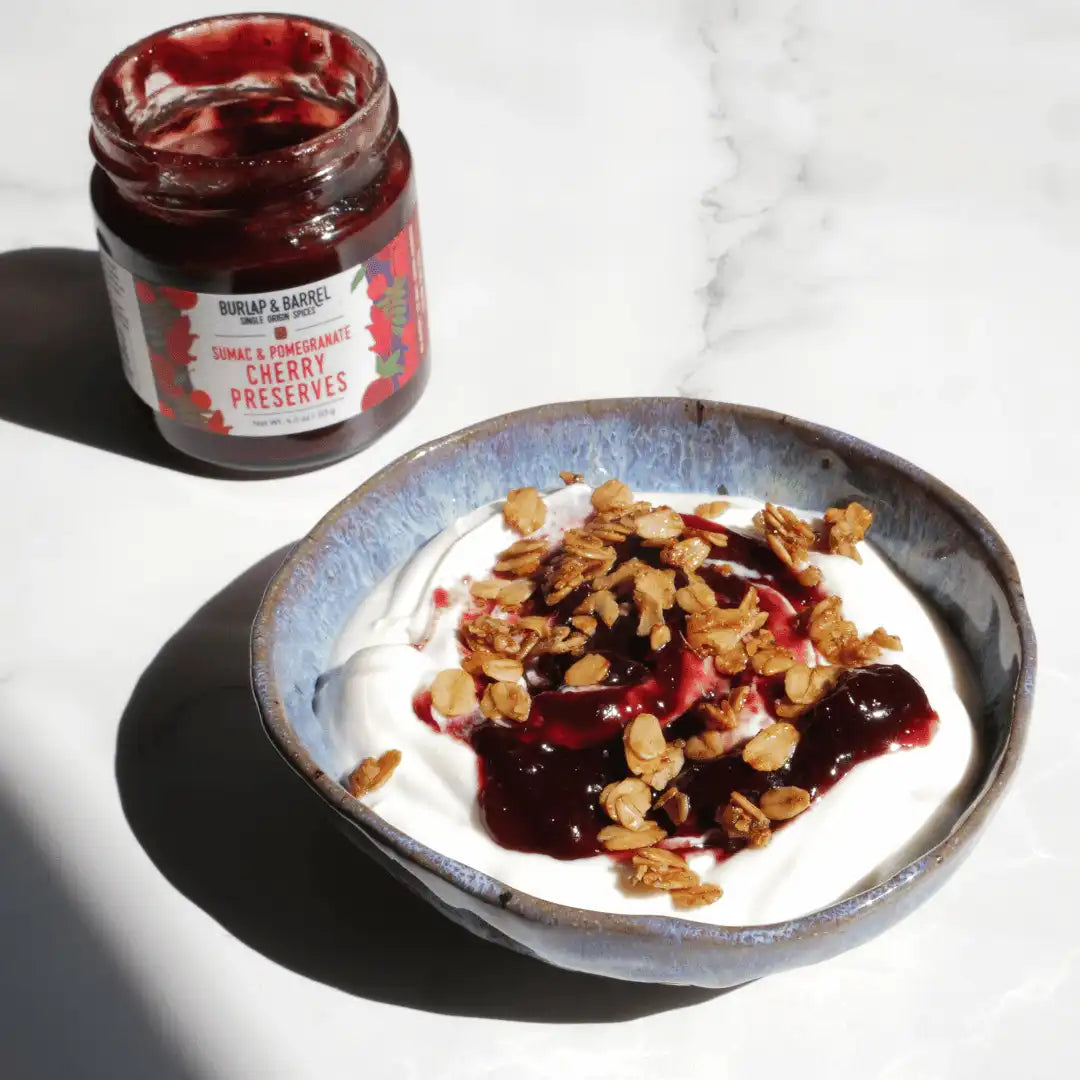 Sumac Pomegranate Cherry Preserves